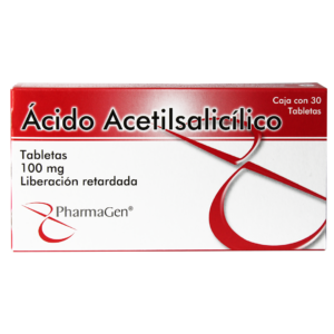 Acido Acetilsalicilico 100 mg tabletas