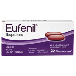 Eufenil Ibuprofeno 10 Cápsulas 200 mg