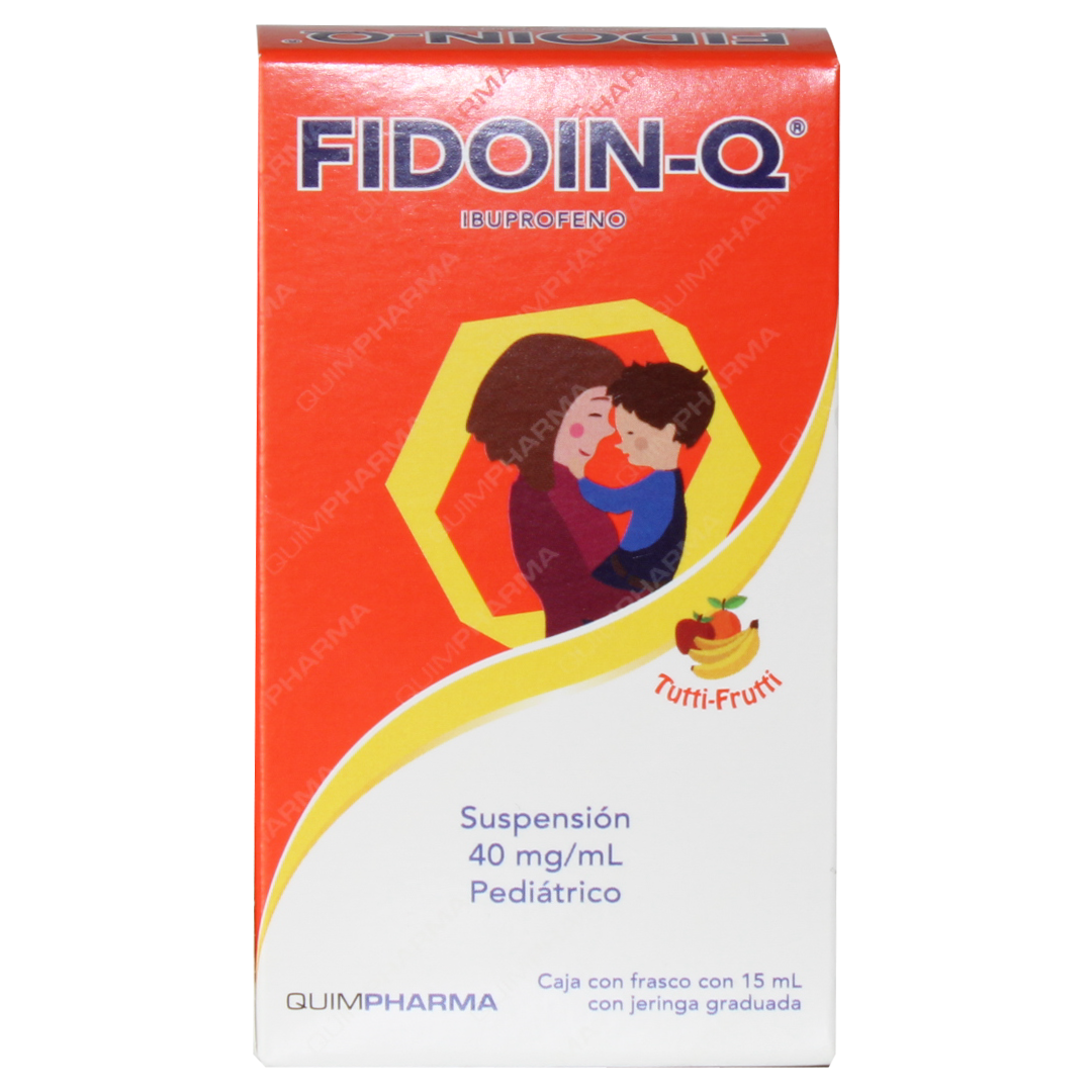 Fidoin-Q (Ibuprofeno) Suspensión 40 mg/ml Pediátrico