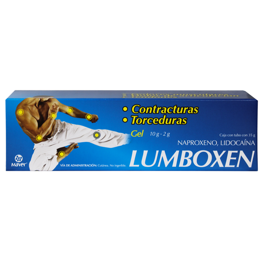Lumbozen Gel 35g (Naproxeno10g, Lidocaína 2g)